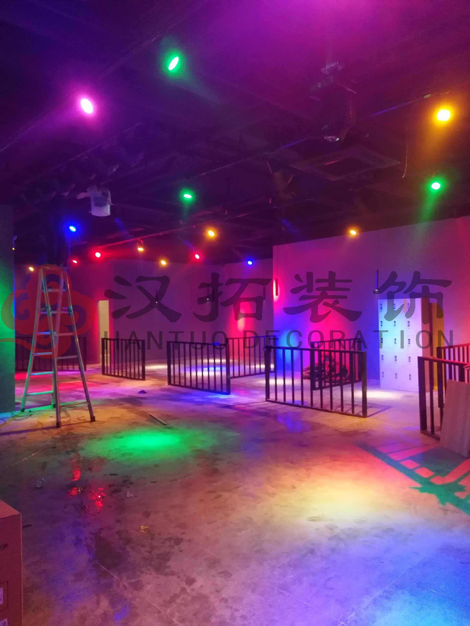 施工進(jìn)行時(shí)——友客音樂(lè)烤吧現(xiàn)場(chǎng)燈光效果圖