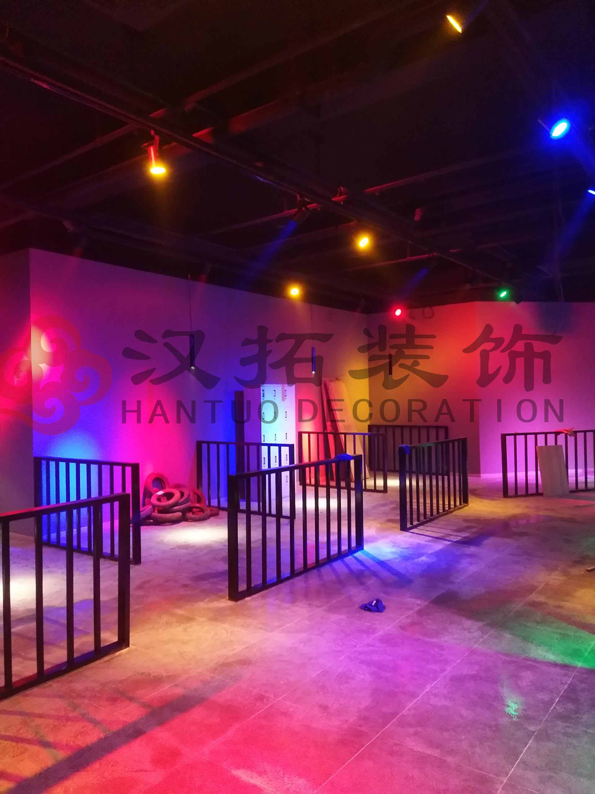 施工進(jìn)行時(shí)——友客音樂(lè)烤吧現(xiàn)場(chǎng)燈光效果圖